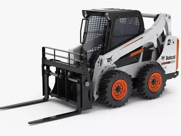 Mini Carregadeira Bobcat com Garfo Pallet